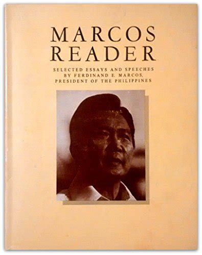 9789710300280: Marcos reader: Selected essays and speeches by Ferdinand ...