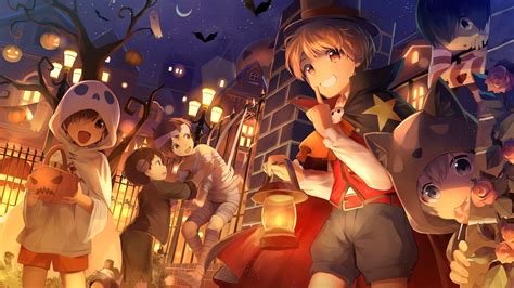 Halloween Desktop Anime Wallpapers - Wallpaper Cave