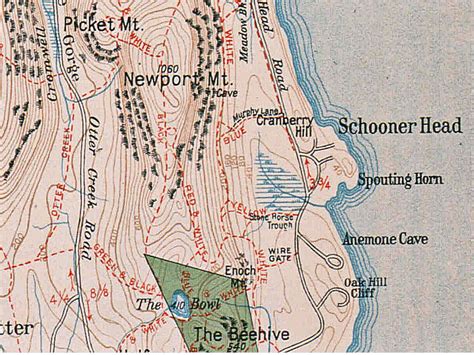 OLD MAPS OF ACADIA NATIONAL PARK: OLD MAPS COLLECTION