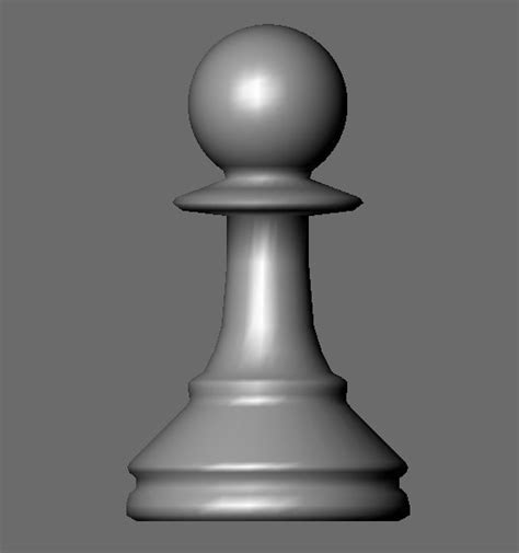 3d chess piece model