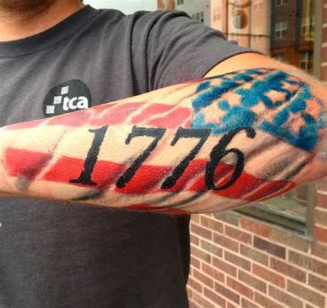 1776 Patriotic Tattoo Design Ideas With Deep Meanings - Tattoo Twist