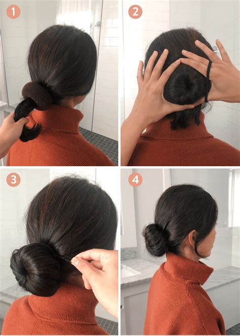 How To Make Hair Bun With Donut