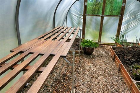 Polytunnel Construction stock photo. Image of circular - 260974314