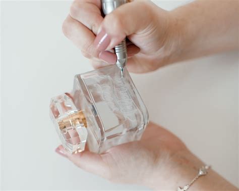 LIVE PERFUME AND BOTTLE ENGRAVING — A Handful Of Letters