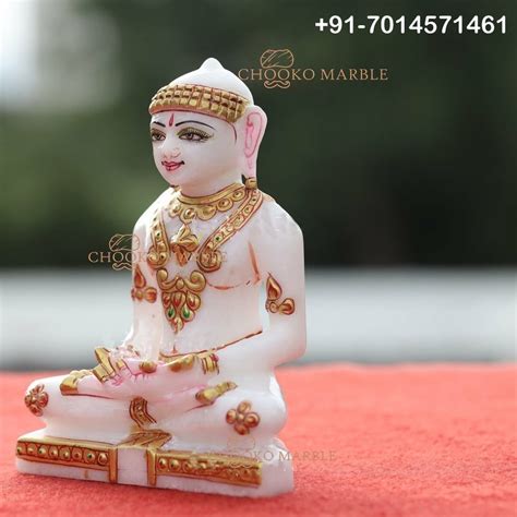 White Marble Mahaveer Swami Statue, Temple at Rs 25000 in Udaipur | ID ...