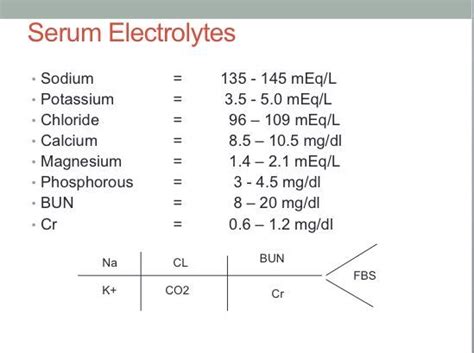 electrolytes ranges - Google Search | Nursing study, Endocrine system ...