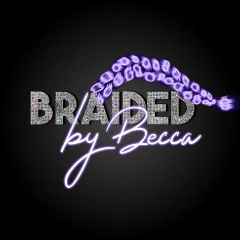 DIY Braid Logo Design Editable Logo Template for Braiders | Etsy