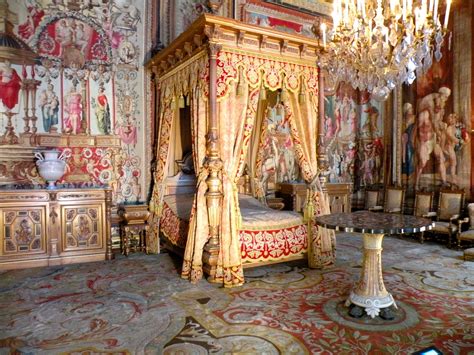 Royal bedroom inside the Fontainebleau. | Frankreich