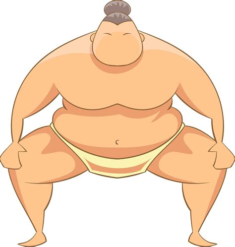 Amazon.com: Large Fat Obese Japanese Sumo Wrestler Cartoon Vinyl Decal ...