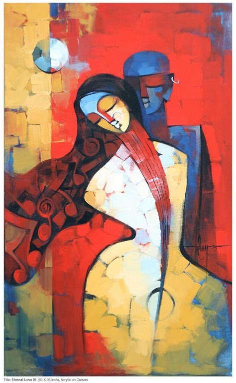 Eternal Love painting by Deepa Vedpathak | ArtZolo.com | Modern art ...