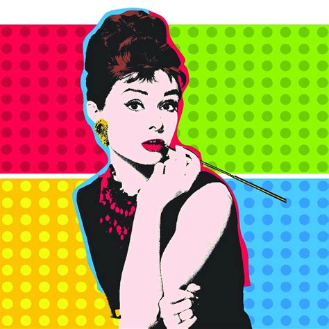 Andy Warhol Audrey Hepburn Pop Art Canvas Roll - Etsy