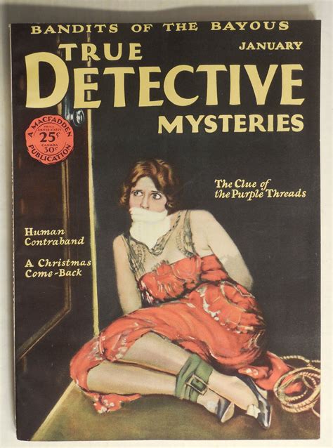 True Detective Mysteries Magazine, January 1928 | True detective ...