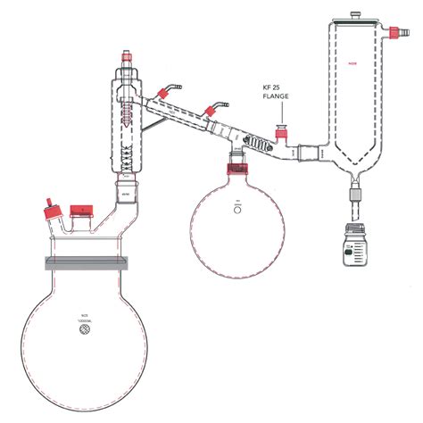 Short Path Distillation Assembly, 10 Liter On NDS Technologies, Inc.