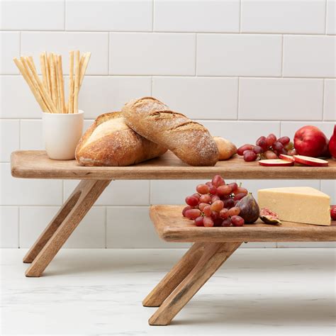 Grove Rectangular Platter with Stand 80x25cm | Kitchen Warehouse™