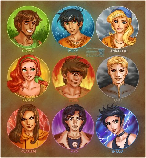 Percy Jackson And The Olympians Characters Names