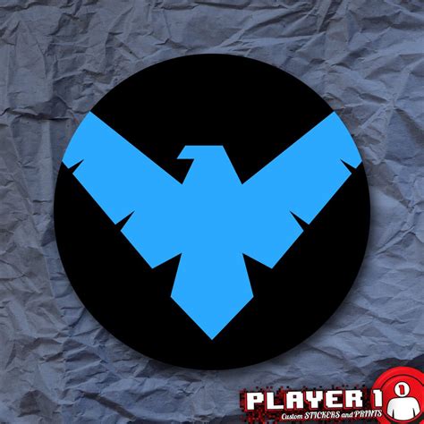 Nightwing Symbol DC Comics Sticker