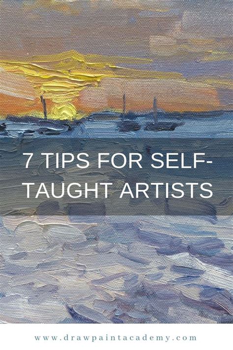 7 Tips for the Self Taught Artist | Acrylic painting techniques, Learn ...