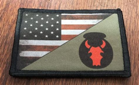 Full Color 34th Infantry Division USA Flag Morale Patch Tactical Army ...