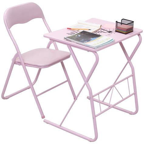 Student Folding Study Writing Chair Table Set – By Choice Products