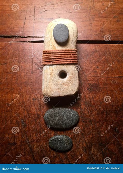 Leather, Wood and Stone Composition. Stock Image - Image of medium ...