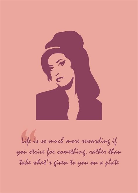 Amy Winehouse Quote Digital Art by Ahmad Nusyirwan - Pixels