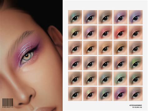 The Sims Resource - Soft Glitter Eyeshadow | N93