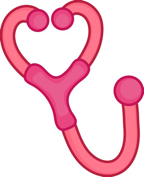 Pink Illustration Of Stethoscope Flat Icon. 24146261 Vector Art at Vecteezy