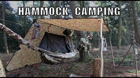 Winter Hammock Camping Setup - YouTube