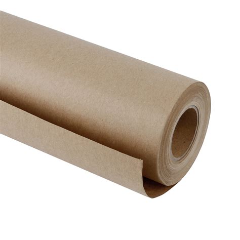 Buy RUSPEPA Brown Kraft Paper Roll - 91.4 cm x 30 m - Recyclable Paper ...