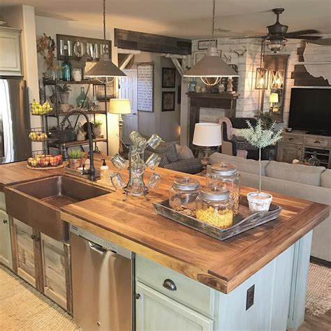 20+30+ Farmhouse Kitchen Island Ideas