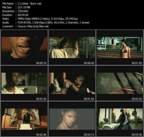 Usher «Burn» VOB File