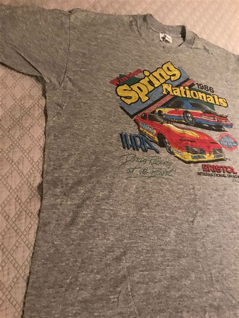 Vintage Drag Racing T-shirt. 80's T-Shirt Winston Spring Nationals ...