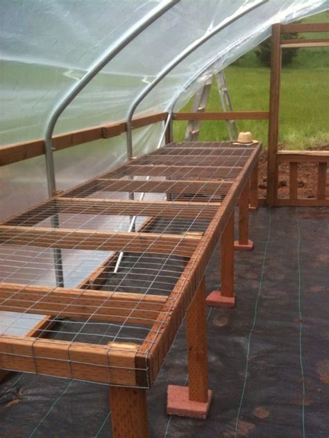 Diy Greenhouse Benches / Greenhouse Bench - WoodWorking Projects ...