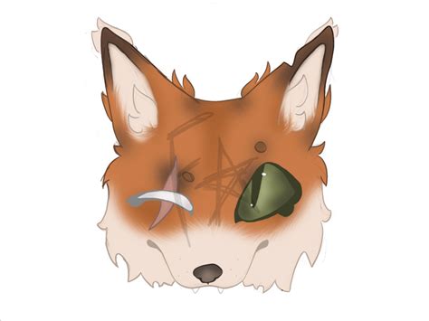 Fox therian mask design by FrolickingFinn on DeviantArt