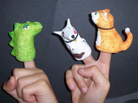 clay finger puppets | Kids clay, Clay projects, Art lesson plans