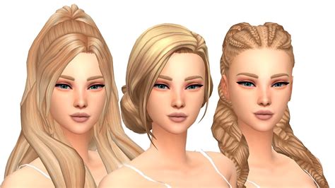 Sims 4 Cc Maxis Match Hair - Communauté MCMS™.