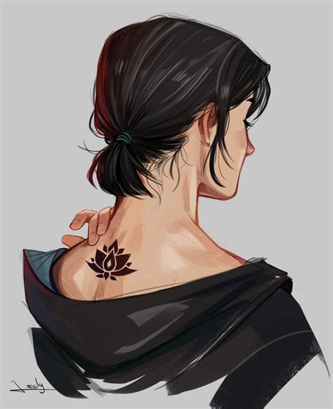 Black lotus by lesly-oh | Character art, Drawings, Cute art