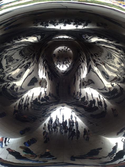 The Chicago "Bean" reflection looks like Goatse from a certain angle ...