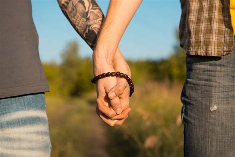 Image Of Two Men Holding Hands At Gay Wedding - Samaritan Center