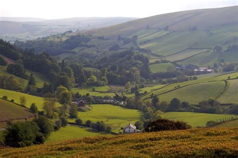 'Landscape in Powys, Wales, United Kingdom, Europe' Photographic Print ...