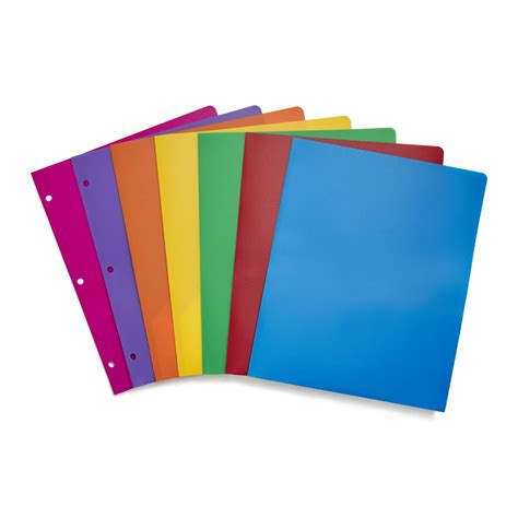 Staples Poly 2-Pocket school Folder Assorted Colors (52819) 55095 ...