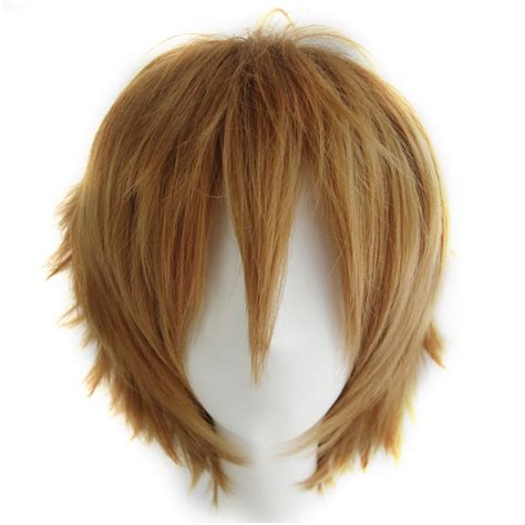 Buy Basic Style All Characters Anime Short Wig,Layered Fluffy Heat ...