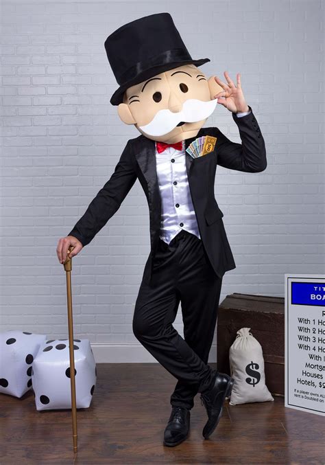 Mr. Monopoly Costume for Men | Board Game Costumes