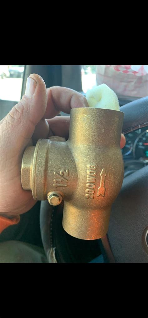 Does this check valve have to be horizontal or can it be installed ...