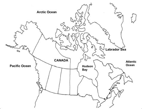 Oceans Around Canada Map – Get Map Update