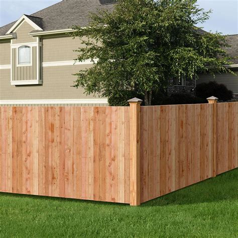 Western Red Cedar Flat Top Fence Picket Outdoor Garden Lawn Fencing ...