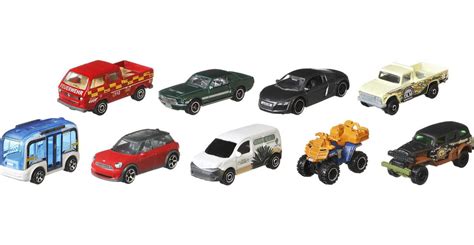 Buy Matchbox 9-Packs 1:64 Scale Vehicles, 9 Toy Car Collection For Kids ...