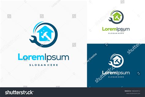 Home Services Logo Designs Concept Vector Stock Vector (Royalty Free ...