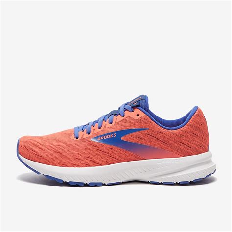 Brooks Womens Launch 7 - Coral/Claret/Blue - Womens Shoes | Pro:Direct ...