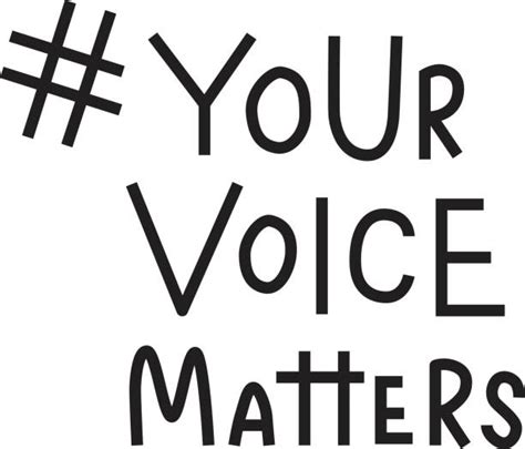 Your Voice Matters Poster Illustrations, Royalty-Free Vector Graphics ...